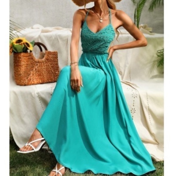 𝅺BOHEMIAN Open Back Maxi Dress - Picture 5 of 5